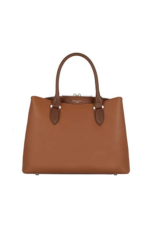 David Jones - Sac à Main Femme Elégant - Cabas Fourre-Tout Cuir PU Porté Epaule Bandoulière - Tote Shopper Taille Moyenne 3 C