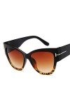 2 PCS Mode Designer Eye Femmes Lunettes de Soleil Femme Points à dégradé Sun Lunettes Sun Great Lunette de Soleil Femme 449 