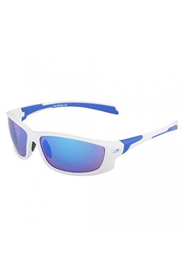 Infinite Eins Blanc et Bleu Lunettes de soleil de sport