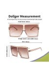 Lunettes de soleil surdimensionnées pour homme et femme - -