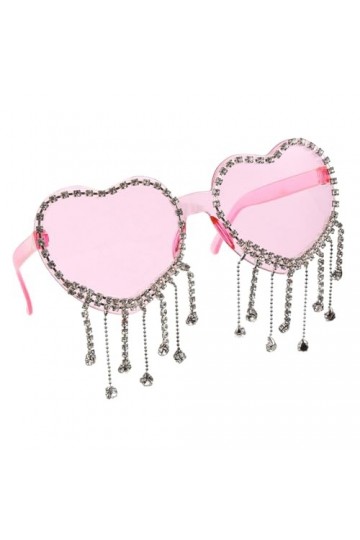 PRETYZOOM Lunettes De Soleil Coeur Lunettes De Soleil Unisexes Lunettes De Soleil Oeil De Chat Lunettes De Fête Drôles Lunett