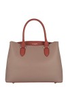 David Jones - Sac à Main Femme Elégant - Cabas Fourre-Tout Cuir PU Porté Epaule Bandoulière - Tote Shopper Taille Moyenne 3 C