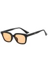 EkeNoz Lunettes de soleil UV400 à petite monture for hommes et femmes, lunettes de soleil de vacances, tendance, cadeau Colo