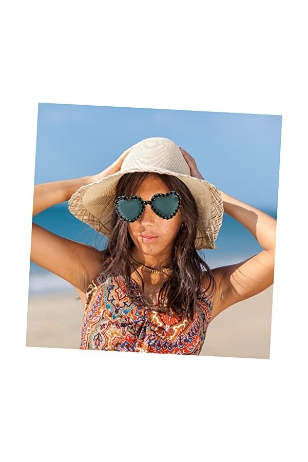 OFFSCH 1 Pc Lunettes De Soleil Lunettes Nouveauté Lunettes De Soleil Lunettes Rétro Sans Monture Lunettes De Soleil Rétro Vél