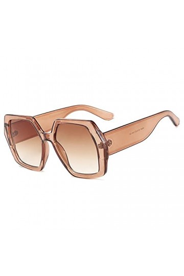 XUANTAO Lunettes de soleil mode, tendance classique, lunettes de soleil incontournables, grande monture, monture tricolore, l