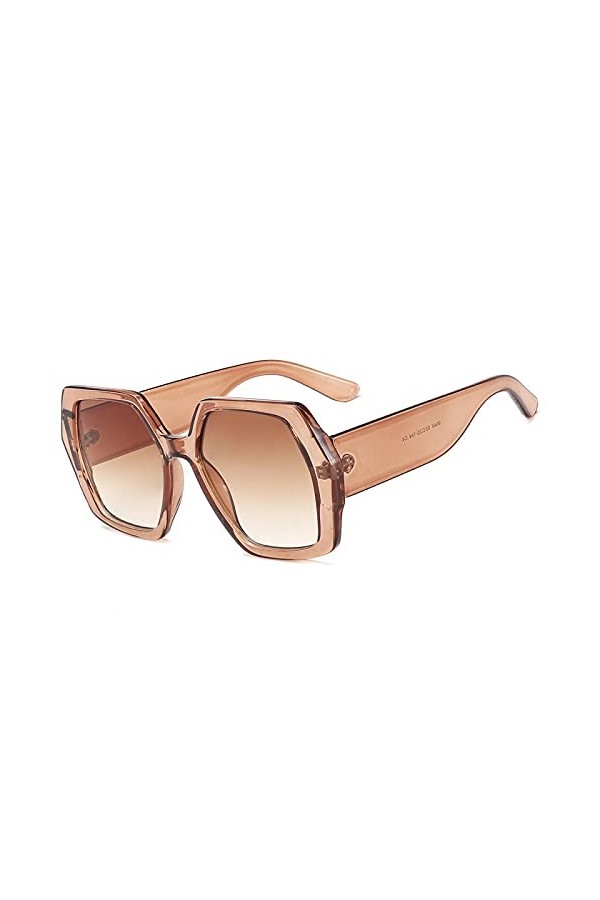 XUANTAO Lunettes de soleil mode, tendance classique, lunettes de soleil incontournables, grande monture, monture tricolore, l