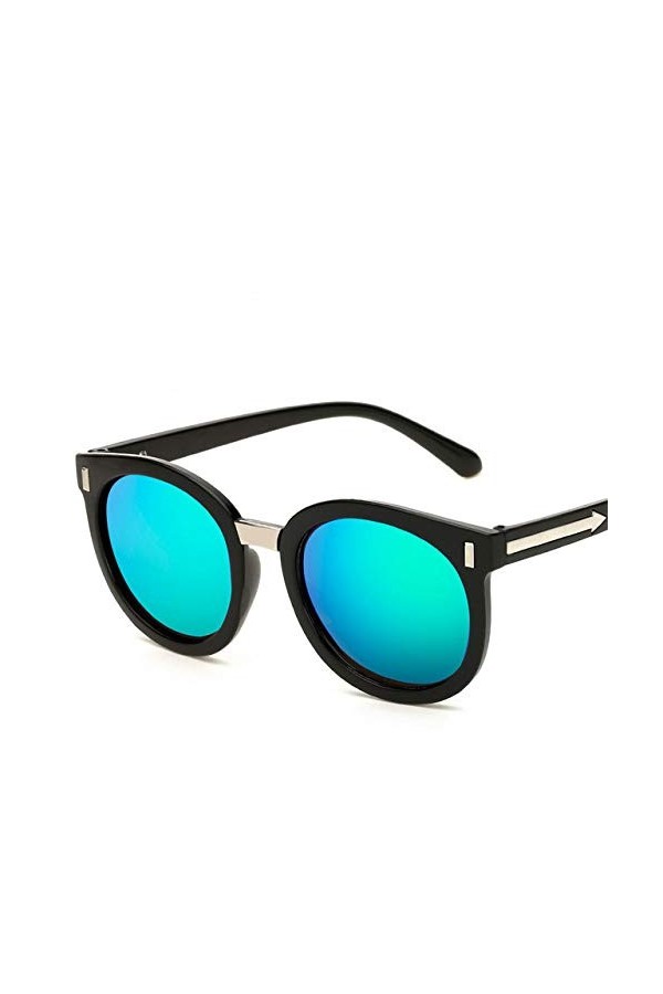 YUANCHENG Lunettes de Soleil pour Femmes Vintage Cat Eye Femmes Lunettes de Soleil Rondes Roses Lunettes pour Femmes Féminin