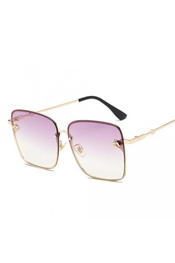 SHANGYUN Lunettes de Soleil Mode Lunettes de Soleil Hommes Femmes Lunettes de Soleil Homme Femme Nuances UV400 Violet