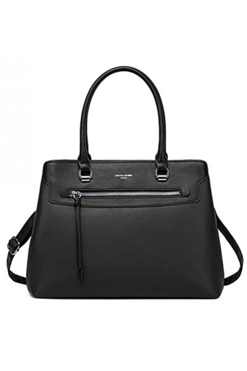 David Jones - Sac à Main Femme Elégant - Cabas Fourre-Tout Simili Cuir PU Porté Epaule Bandoulière - Tote Shopper Plusieurs C