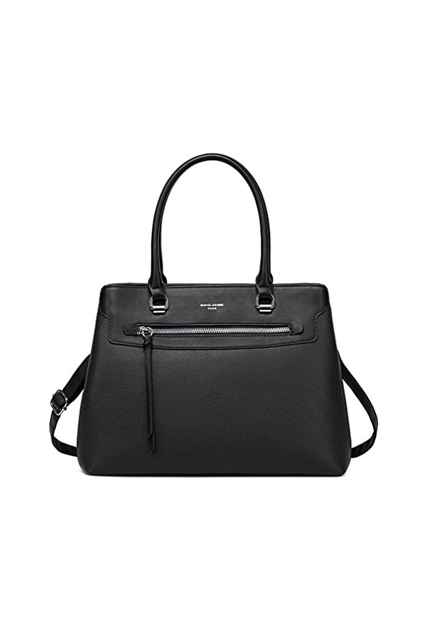 David Jones - Sac à Main Femme Elégant - Cabas Fourre-Tout Simili Cuir PU Porté Epaule Bandoulière - Tote Shopper Plusieurs C