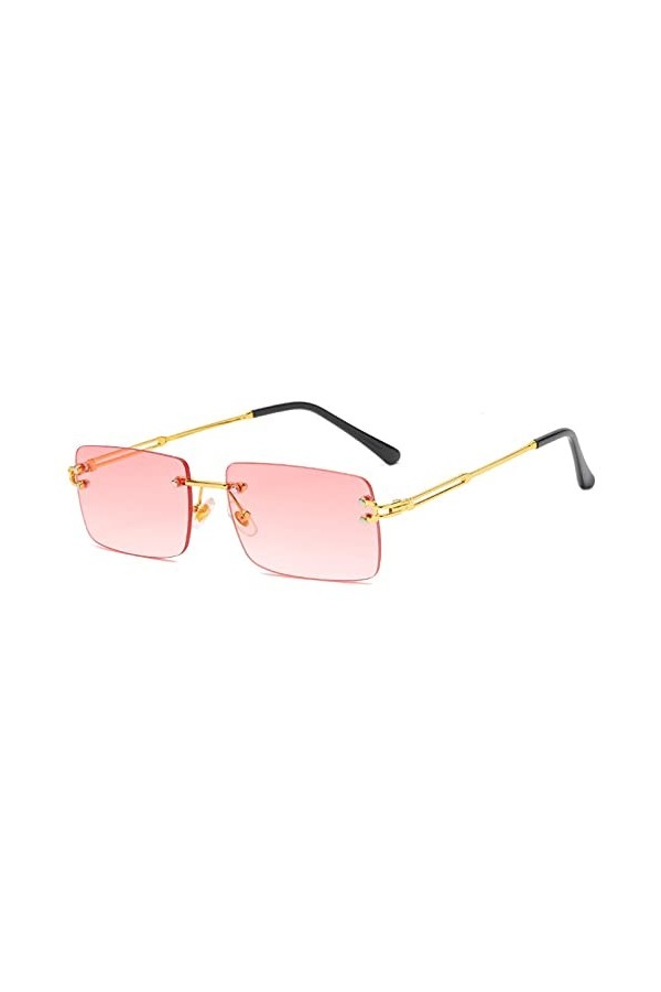 LUOXUEFEI De Soleil Lunettes Lunettes De Soleil Sans Monture Hommes Lunettes De Soleil Rectangulaires Femmes Goggle Shades Ma