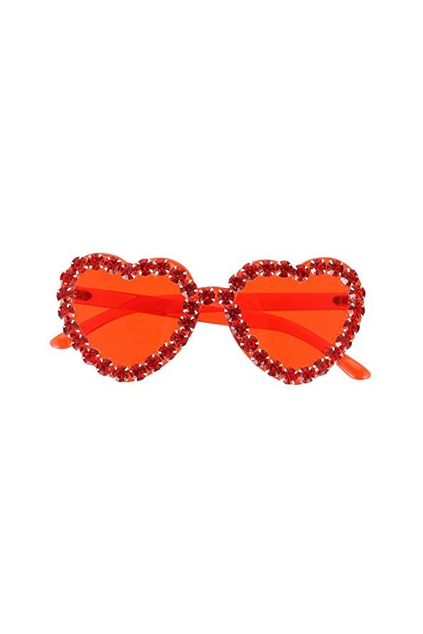 Amosfun 1 Pc Lunettes De Soleil Lunettes Chemise Lunettes De Soleil Coeur Femme Lunettes De Pour Fusée Lunettes Coeur Lunette