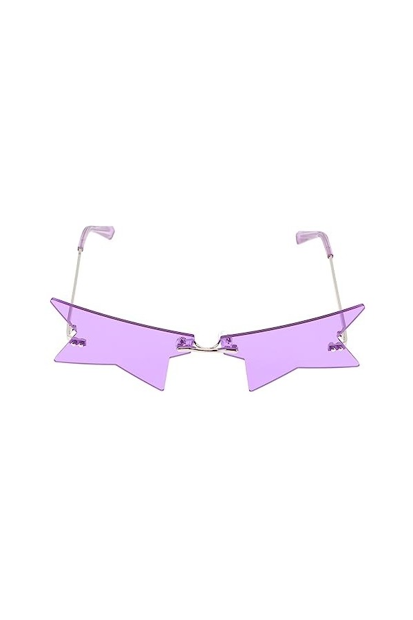 Gadpiparty Des Lunettes De Soleil Lunettes De Soleil Cosplay Lunettes De Mode Pour Femmes Verres En Forme Détoile Lunettes D
