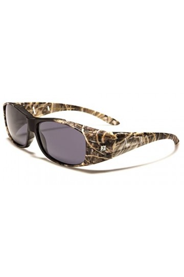 barricade SURLUNETTES DE SOLEIL POLARISANTES POLARISEES CAMOUFLAGE VERRES POLARISÉS HOMMES FEMMES PZBAR603CAMO verres gris 