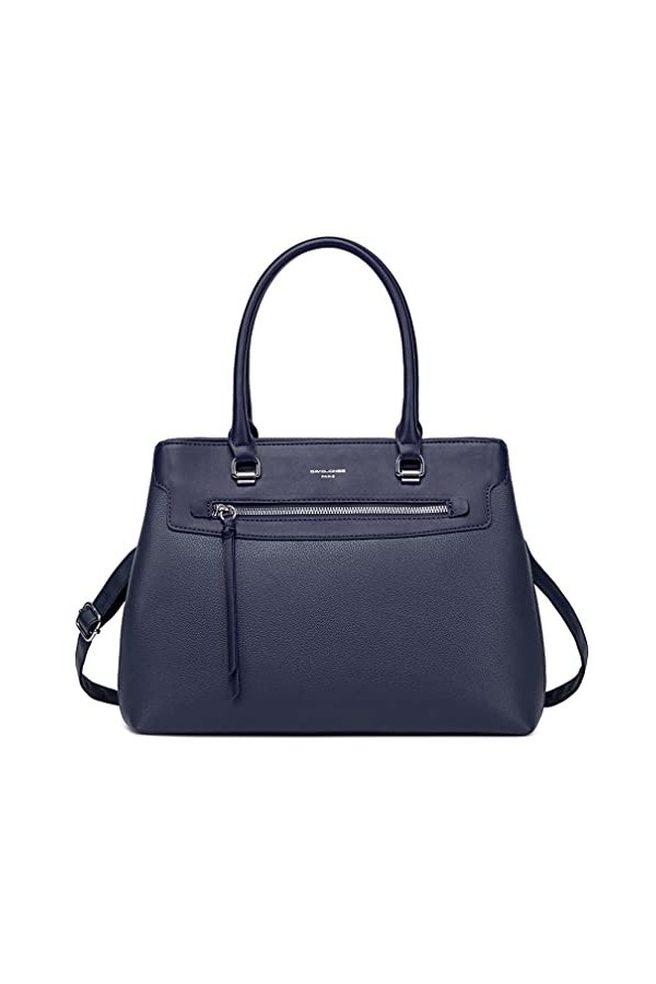David Jones - Sac à Main Femme Elégant - Cabas Fourre-Tout Simili Cuir PU Porté Epaule Bandoulière - Tote Shopper Plusieurs C
