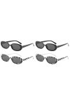 SOIMISS 4 Paires Oeil De Soleil Ovale Lunettes De Mode Pour Femmes Des Lunettes De Soleil Habiller Des Lunettes Verres Ovales