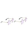 Abaodam 2 Pièces Lunettes De Soleil Pentagramme Lunettes Costume De Soleil Accessoires De Lunettes De Soleil Étoiles Verres E