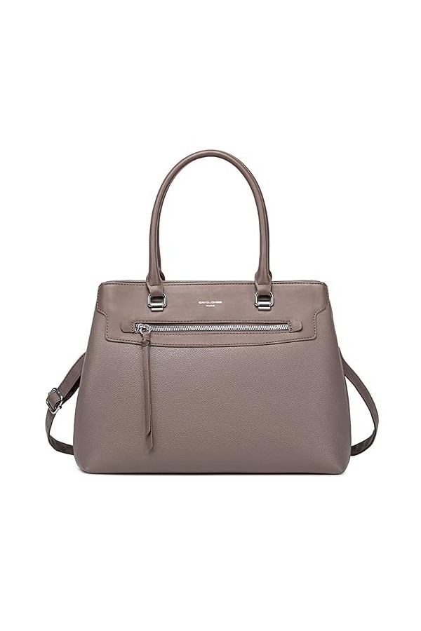 David Jones - Sac à Main Femme Elégant - Cabas Fourre-Tout Simili Cuir PU Porté Epaule Bandoulière - Tote Shopper Plusieurs C