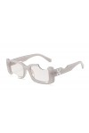 JIJIBA Cool Small Square Lunettes de Soleil Femmes Hommes Tendance Rétro Petit Rectangle Lunettes de Soleil Candy Couleurs Dé