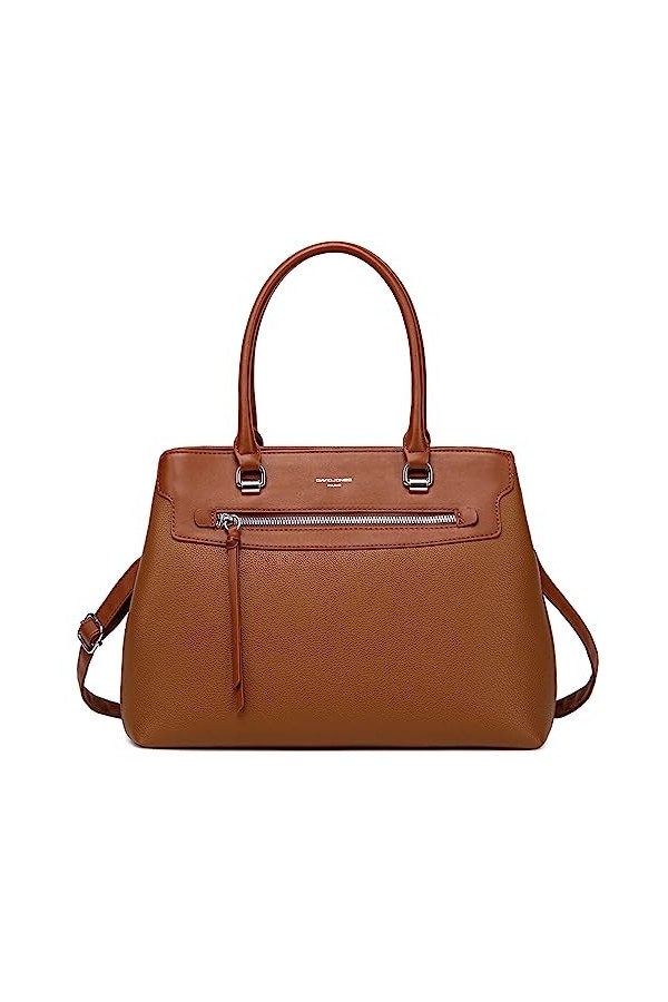 David Jones - Sac à Main Femme Elégant - Cabas Fourre-Tout Simili Cuir PU Porté Epaule Bandoulière - Tote Shopper Plusieurs C
