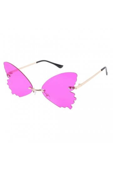 Gadpiparty Lunettes De Soleil Sans Monture Lunettes Femme Lunettes De Déguisement Lunettes Élégantes Lunettes De Fête Lunette