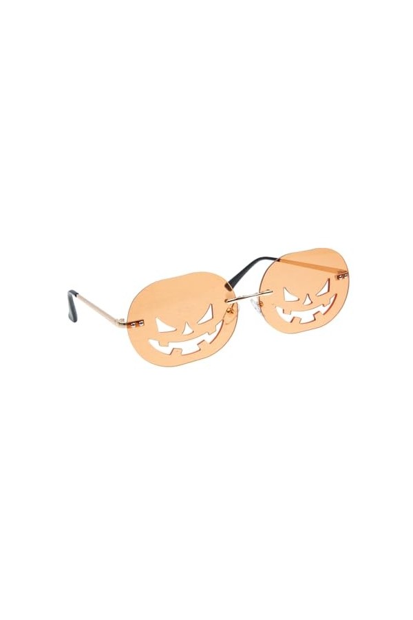 Adorainbow 1 Paire De Lunettes De Citrouille Accessoire Photo Lunettes De Soleil De Citrouille DHalloween Lunettes De Soleil