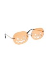 Adorainbow 1 Paire De Lunettes De Citrouille Accessoire Photo Lunettes De Soleil De Citrouille DHalloween Lunettes De Soleil