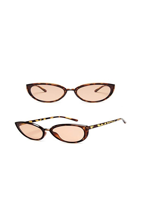 SHANGYUN Lunettes de Soleil de Mode pour Femmes Lunettes de Soleil en Forme Vintage Lunettes de Soleil pour Femmes