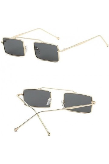 GIVBRO Lunettes de soleil rectangulaires polarisées pour femme et fille - Protection UV400