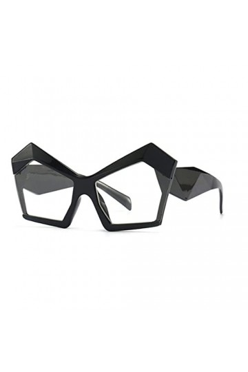 Dollger Lunettes de soleil œil de chat tendance pour femme, motif papillon, UV400, vintage, classique, irrégulier, polygone s