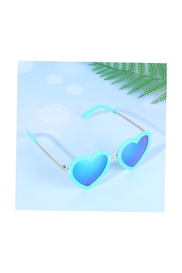 SOIMISS Lunettes De Soleil En Forme DAmour Saint Valentin Fête De Mariage Lunettes Transparentes Décoratives Pour Enfants Mo