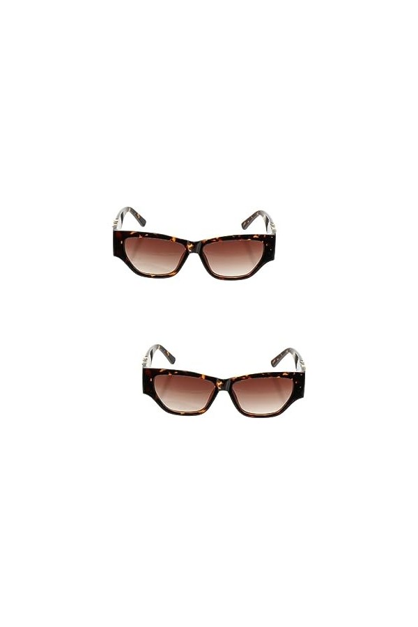 SOIMISS 2 Paires Lunettes De Soleil Lettre v Lunettes De Soleil Sur Lunettes Pour Hommes Lunettes De Soleil Œil De Chat Overs