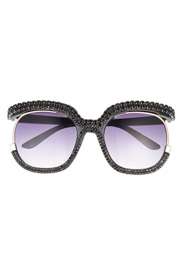 Beaupretty 1 Paire Des Lunettes De Soleil Lunettes De Soleil Carrées Pour Femmes Lunettes De Soleil Oversize à Cristaux Crist