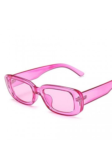 UKKD Lunette De Soleil Femme Square Lady Lunettes De Soleil Voyages De Luxe Petit Rectangle Sun Lunettes Hommes Et Femmes Lun