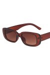 UKKD Lunette De Soleil Femme Square Lady Lunettes De Soleil Voyages De Luxe Petit Rectangle Sun Lunettes Hommes Et Femmes Lun