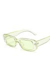 UKKD Lunette De Soleil Femme Square Lady Lunettes De Soleil Voyages De Luxe Petit Rectangle Sun Lunettes Hommes Et Femmes Lun