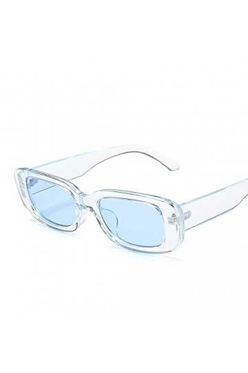 UKKD Lunette De Soleil Femme Square Lady Lunettes De Soleil Voyages De Luxe Petit Rectangle Sun Lunettes Hommes Et Femmes Lun