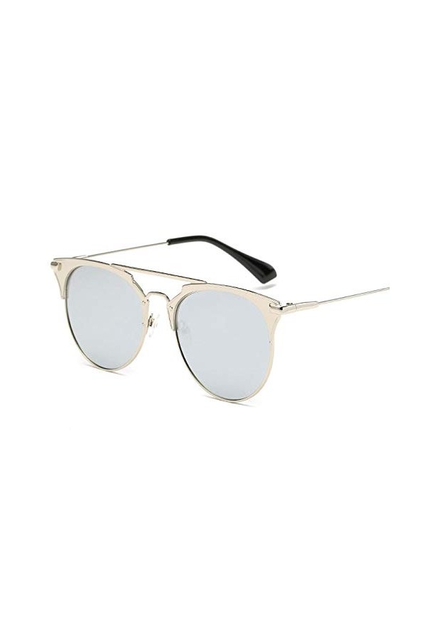 SHANGYUN Vintage Lunettes de Soleil Rondes Femmes Lunettes de Soleil Lunettes de Soleil pour Lunettes de Soleil dextérieur U