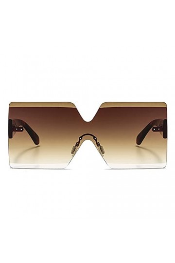 LUOXUEFEI De Soleil Lunettes Lunettes De Soleil Surdimensionnées Femmes Lunettes De Soleil Carrées Sans Monture Hommes Lunett