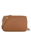 David Jones - Petit Sac Bandoulière Rectangulaire Femme - Sac à Main Chaîne Porté Epaule Cuir PU Rigide - Sac Rectangle Compa