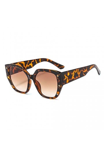 YUANCHENG Cat Eye Femmes Lunettes De Soleil Coloré Glitter Rivets Décoratif Dégradé Lentille Lunettes Hommes Lunettes De Sole