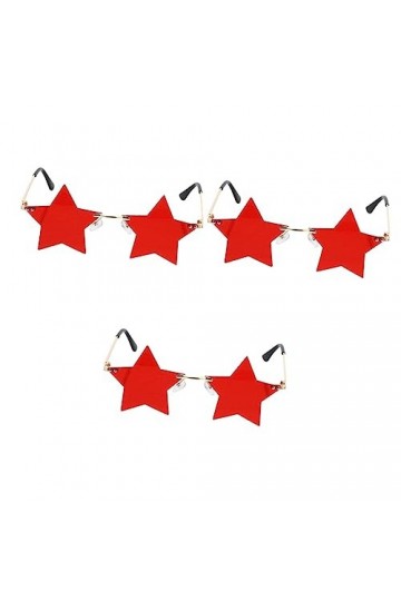 GALPADA 3 Paires Lunettes De Soleil De Fête Lunettes Étoiles Lunettes De Soleil Homme Polarisées Décor Rétro Des Lunettes De 