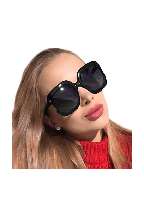 MuJaJa Oversized lunettes de soleil femme Pour Sports de Plein, Conduite, Pêche, Alpinisme-UVA/UVB-Protection