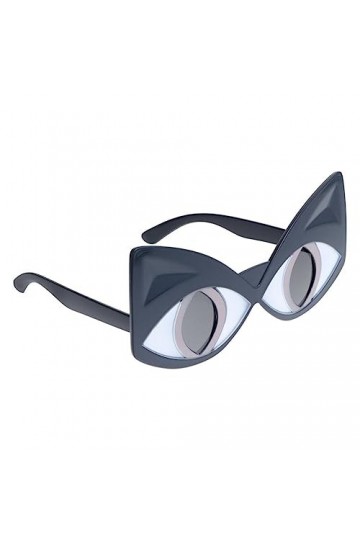 ifundom 2 Paires Lunettes Oeil De Chat Lunettes Drôles Décor Rétro Lunettes De Soleil De Plage Décor De Noël Lunettes De Sole