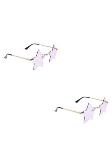 ABOOFAN 2 Pièces Pentagramme Lunettes De Soleil Lunettes De Soleil De Fête Étoiles Lunettes Enfants Lunettes De Soleil Party 
