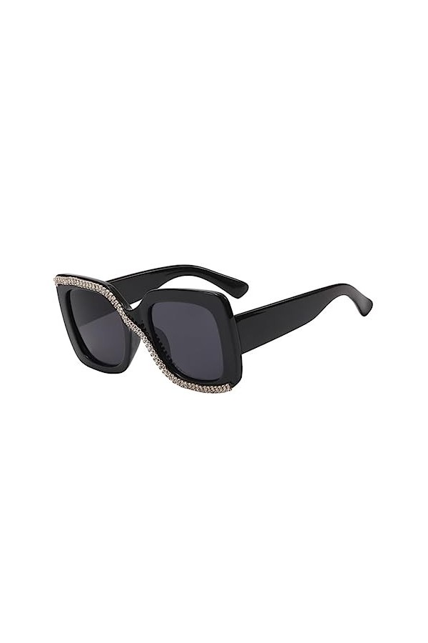 INOOMP Femmes De Lunettes De Soleil Femmes Lunettes De Soleil Carrées Lunettes De Soleil Surdimensionnées Lunettes De Soleil 