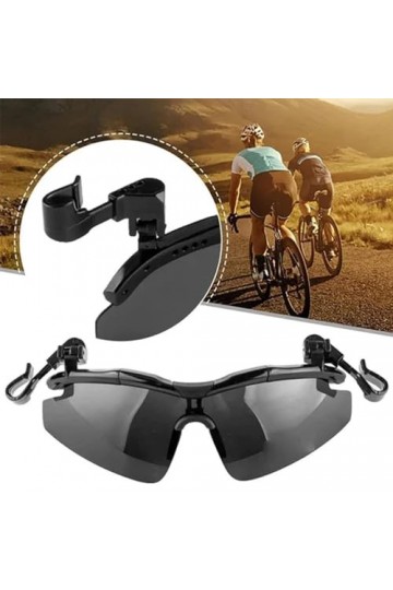 Zankie Lunettes de soleil à clipser,Lunettes de soleil polarisées Tac réglables avec plaquette de nez en caoutchouc | Lunette