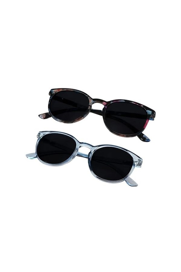VisionGlobal 2 paires de lunettes de soleil polarisées avec lentille de protection UV400 pour femmes, conduite tendance lunet