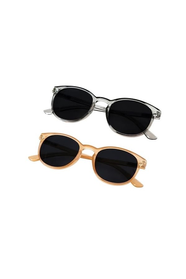 VisionGlobal 2 paires de lunettes de soleil polarisées avec lentille de protection UV400 pour femmes, conduite tendance lunet