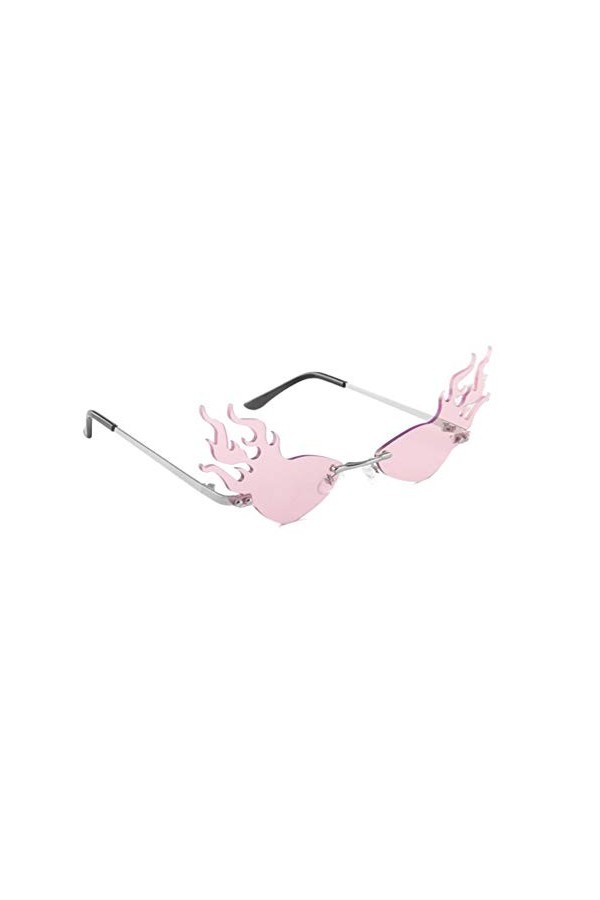 TOYANDONA Décor Rose Décor Rétro Lunettes De Soleil à La Mode Lunettes De Soleil Roses Pour Femmes Lunettes De Fête Polarisé 